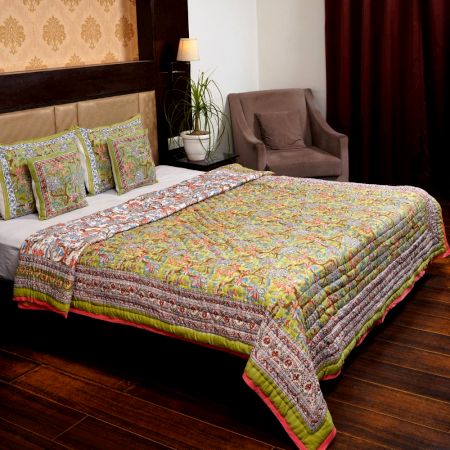 Green Meadow Reversible Quilt